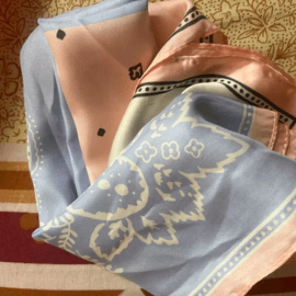 Soft Stain Neck Scarf Fashion Shawl Warp Elegant Luxury Square Scarves